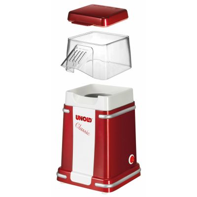 3. Unold Classic urządzenie do robienia popcornu Czerwony, Srebrny, Biały 900 W