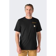 Koszulka Carhartt Irvine Hard Work BLACK