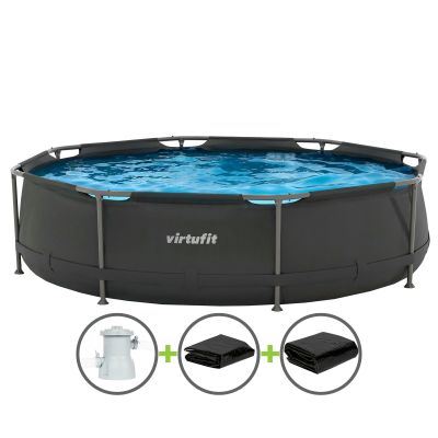 2. VIRTUFIT OKRĄGŁY BASEN 305 CM Z POMPĄ FILTRUJĄCĄ