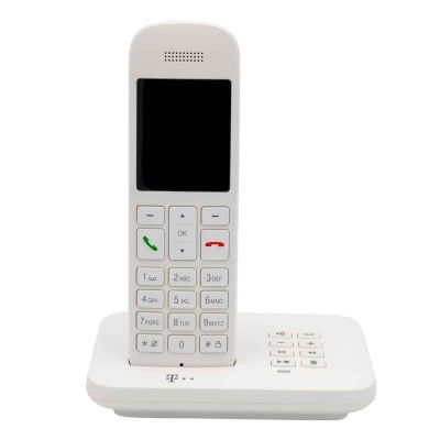5. Telefon analogowy/DECT Sinus A12 Słuchawka bezprzew. Biały