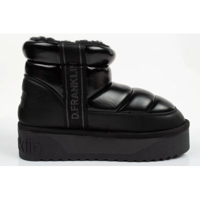 24. Buty damskie zimowe D.Franklin [DFSH371011-BLAC]