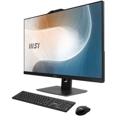 10. MSI AIO Modern AM272P 1M-1293XEU Core5-120U 27" IPS LED FHD Non-Touch Anti-Glare 16GB SSD512GB M.2 AX211 WiFi 6E noOS Black