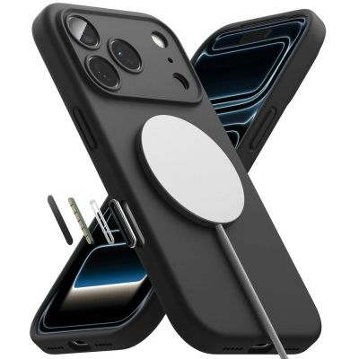 5. Etui Ringke Silicone MagSafe na iPhone 18 Pro Max / 17 Pro Max - czarne