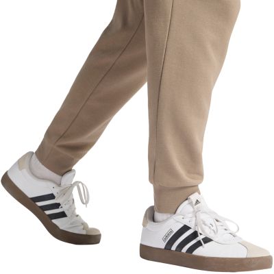 4. Spodnie męskie adidas Essentials Feelcozy Cargo beżowe KF2384