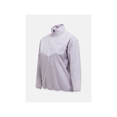 3. Kurtka damska PEAK PERFORMANCE W Half Zip Wind Jacket kolor szary