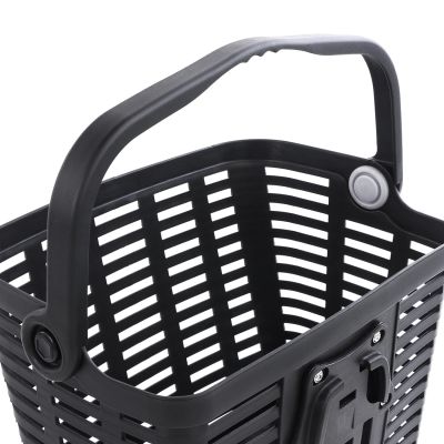 7. Kosz rowerowy Wozinsky WKR-PK na kierownicę plastikowy - czarny