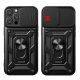 10. Etui Hybrid Armor Camshield na iPhone 16 Pro Max pancerne z osłoną na aparat z podstawką - czarne