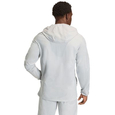 3. Kurtka męska adidas Tiro 26 Travel Windbreaker jasnoszara KD3336