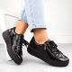 24. Buty na koturnie czarne Rieker W N2501-00