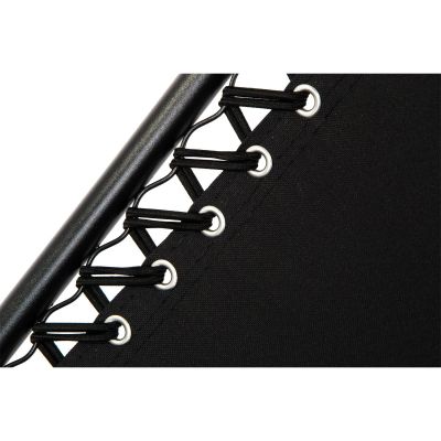 8. LEŻAK OGRODOWY SKŁADANY WIELOFUNKCYJNY Z ZAGŁÓWKIEM  BLISS CZARNY