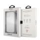 8. Etui Guess 4G Silver Chain na iPhone 12 Pro Max - przezroczyste