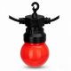 2. GIRLANDA OGRODOWA PARTY LIGHT 20LED G50 TIMER MOŻLIWOŚĆ ŁĄCZENIA KOLOR