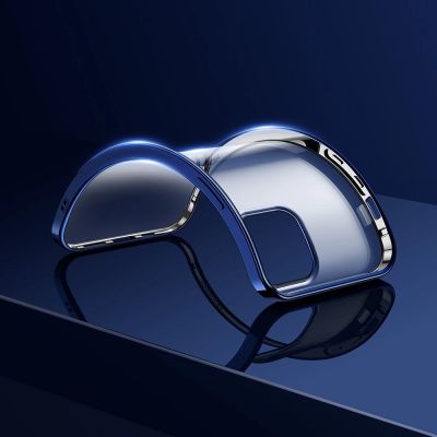 12. Joyroom New Beautiful Series ultra cienkie przezroczyste etui z metaliczną ramką do iPhone Pro Max 12 czarny (JR-BP796)