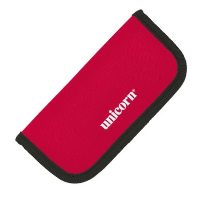4. Pokrowiec na rzutki Unicorn MIDI VELCRO WALLET red/black
