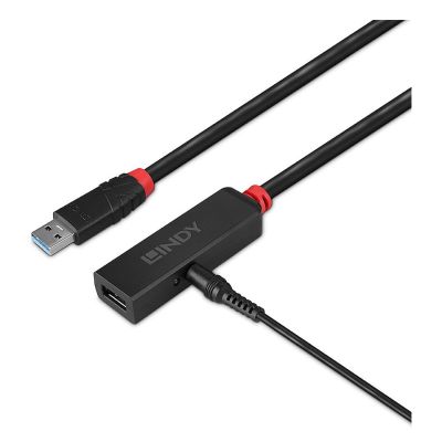3. Lindy 43400 huby i koncentratory USB 3.2 Gen 1 (3.1 Gen 1) Type-C 5000 Mbit/s Czarny