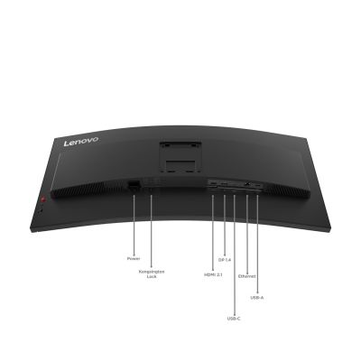 32. Monitor Lenovo ThinkVision T34WD-40 64AEGAT1EU_D LED display 86,4cm (34") 3440 x 1440 px Wide Quad HD Czarny
