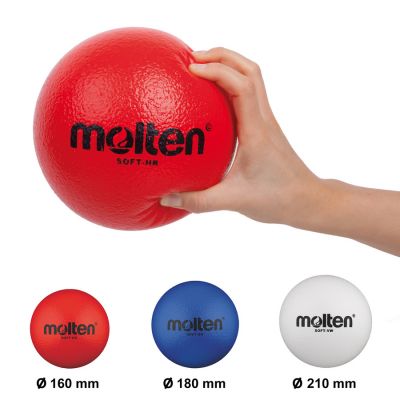 3. Piłka piankowa Molten Soft-VW