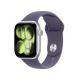 Apple Watch Series 11 GPS + Cellular 42mm Silver Aluminium Case with Purple Fog Sport Band - S/M